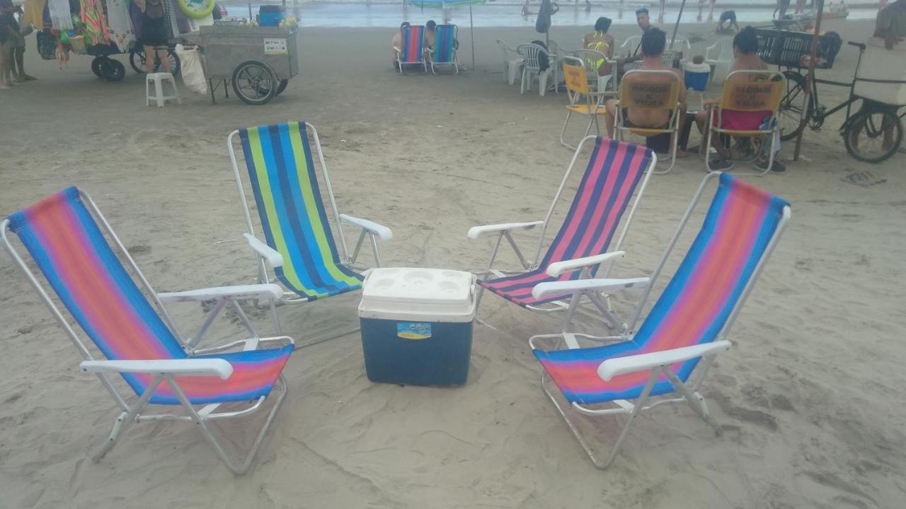 Lindo Apto 300M Praia Da Ocian E Centro - Vista Mar- Varanda Sacada - Wi-Fi 300 Mbps - Vaga De Garagem - Acomoda Ate 6 Pessoas Apartman Praia Grande  Kültér fotó