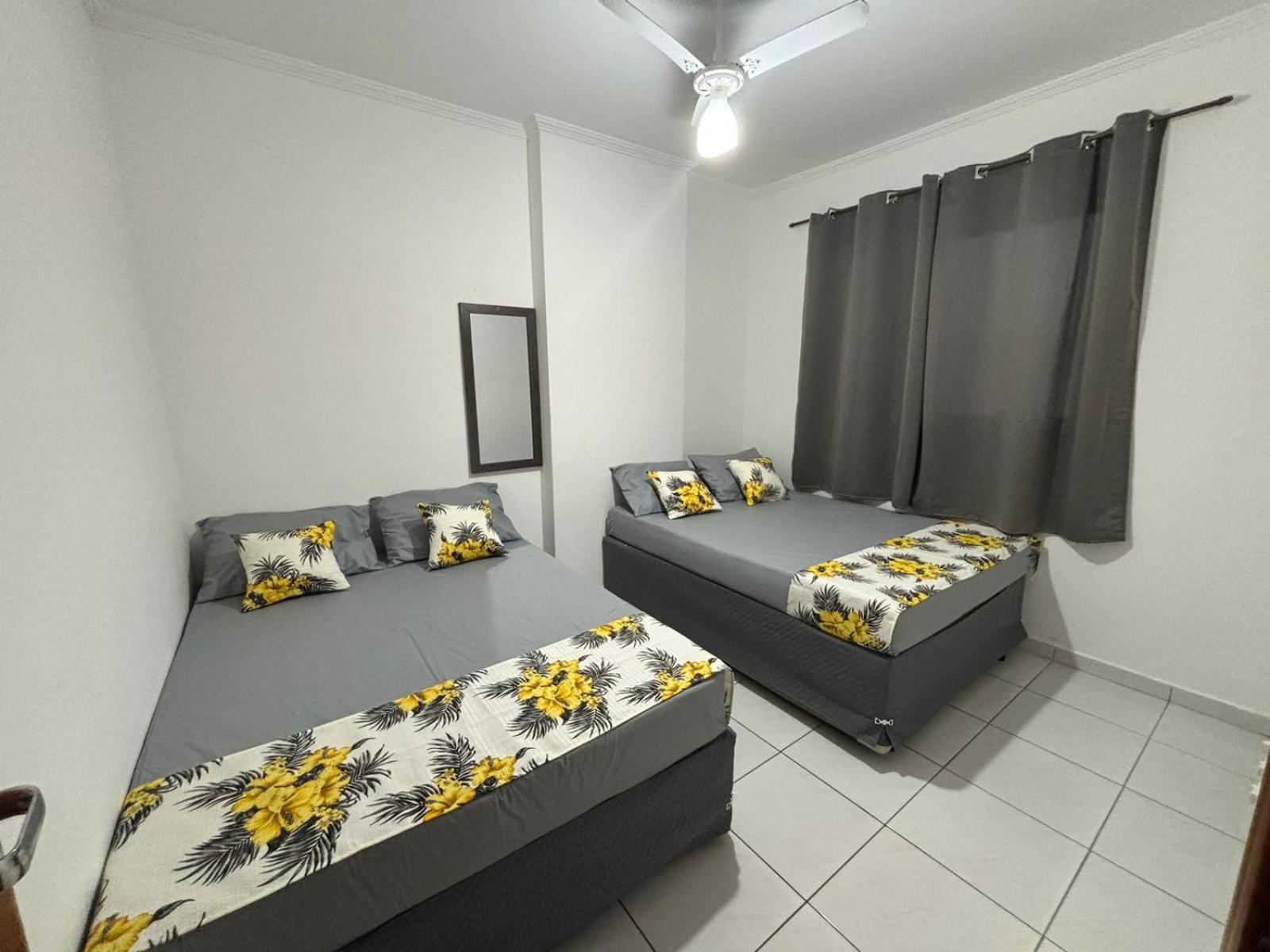 Lindo Apto 300M Praia Da Ocian E Centro - Vista Mar- Varanda Sacada - Wi-Fi 300 Mbps - Vaga De Garagem - Acomoda Ate 6 Pessoas Apartman Praia Grande  Kültér fotó