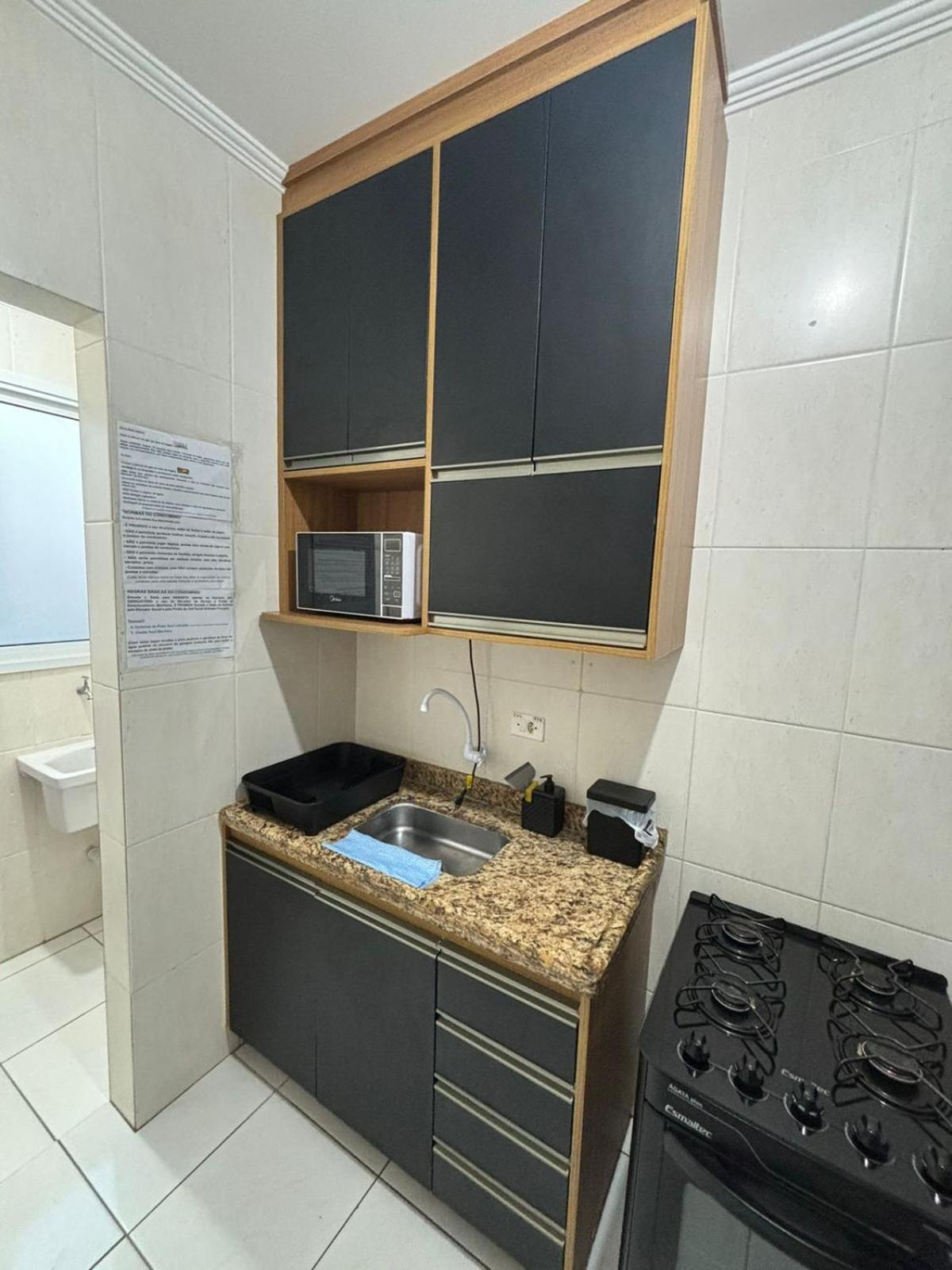 Lindo Apto 300M Praia Da Ocian E Centro - Vista Mar- Varanda Sacada - Wi-Fi 300 Mbps - Vaga De Garagem - Acomoda Ate 6 Pessoas Apartman Praia Grande  Kültér fotó